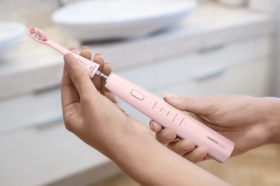 Niceboy ION Sonic Electric Toothbrush Pink Niceboy ION Sonic Electric Toothbrush Pink